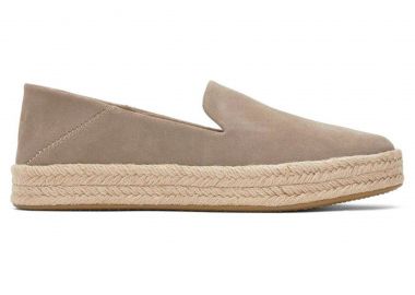 TOMS Carolina Suede Γυναικείες Εσπαντρίγιες 10020711 Natural - TOMS - 
