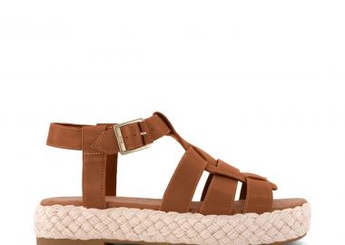 TOMS Γυναικεία Jac Fisherman Sandals 10023151 Καφέ - TOMS - 