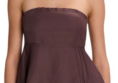 Top Ale Στράπλες 8921167-CHOCOLATE Γυναικείο - Ale - 