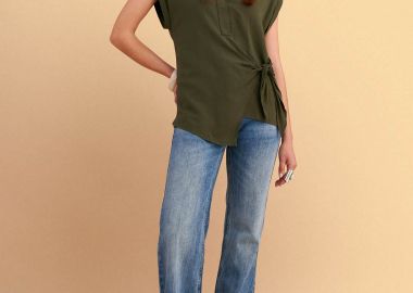 Τοπ αμάνικο με δέσιμο στο πλάϊ - 5206179131490 -  - 