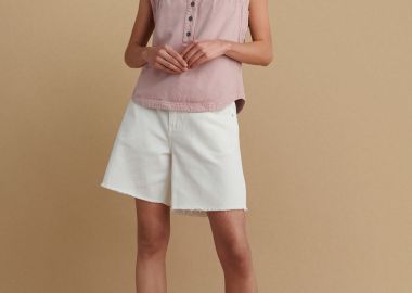 Τοπ αμάνικο με μάο γιακά - 5206634906427 -  - 