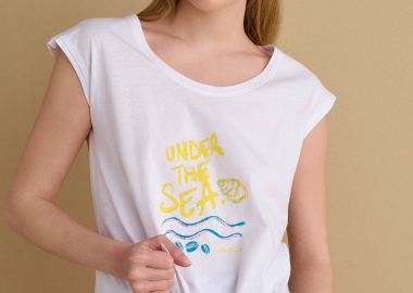 Τοπ αμάνικο με στάμπα - 5206634960870 -  - 