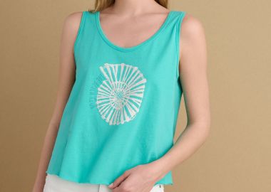 Τοπ αμάνικο με στάμπα - 5206634960955 -  - 