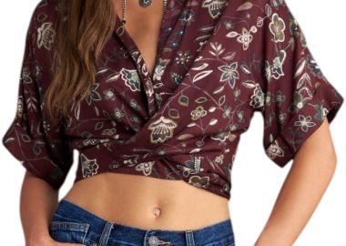 Top Attrattivo Κοντομάνικο Φλοράλ 9921754-MULTICOLOR Γυναικείο - Attrattivo - 