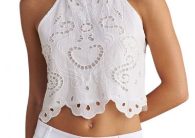 Top Attrattivo Με Ανοιχτή Πλάτη 9921237-WHITE Γυναικείο - Attrattivo - 