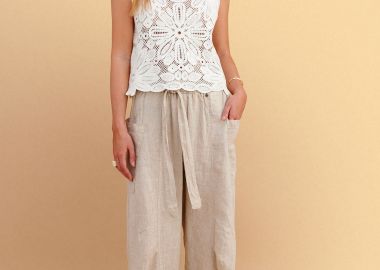 Τοπ δαντέλα αμάνικη - 5206179093514 -  - 