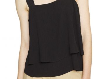 Top DKNY Woven Sweetheart Contrast Strap P32A7M21-BLK Γυναικείο - DKNY - 