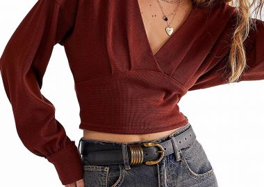 Top Free People All Nighter Thermal Tee OB1432895-6600 Γυναικείο - Free People - 