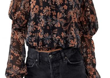 Top Free People Clarissa Printed OB1544086-0098 Γυναικείο - Free People - 