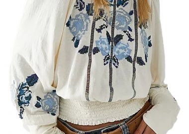 Top Free People Felicity Top OB1572523-BONE Γυναικείο - Free People - 