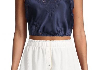 Top Free People Night Out Blouson Brami OB1354862-INDIGO COMBO Γυναικείο - Free People - 