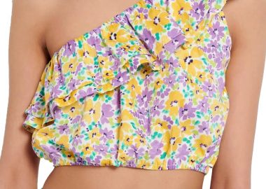 Top Funky Buddha Cropped Floral FBL007-112-17-MULTI Γυναικείο - Funky Buddha - 