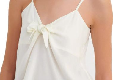 Top Funky Buddha Με Δέσιμο Στο Στήθος FBL005-105-17-OFF WHITE Γυναικείο - Funky Buddha - 