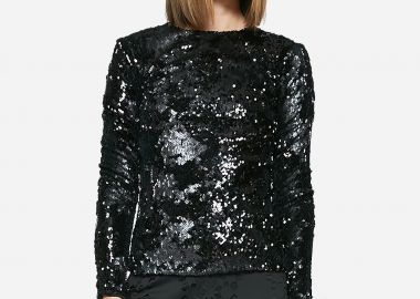Top In Black Sequin - Cutcuutur - 