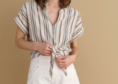 Τοπ κοντομάνικο ριγέ - 5206634914194 -  - 