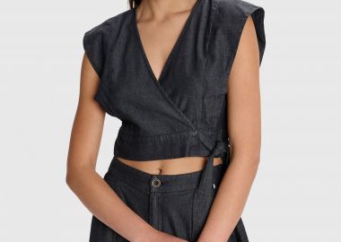 Τοπ κρουαζέ τύπου denim - 5206634963826 -  - 