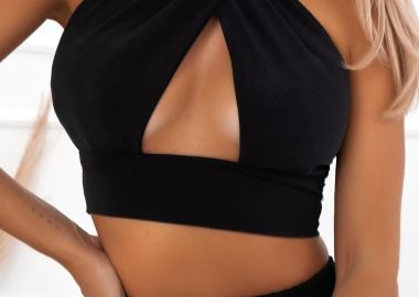 ΤΟΠ ΜΕ ΔΕΣΙΜΟ ΣΤΟ ΛΑΙΜΟ - LAURANE - sense-shop - 