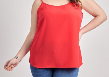 Τοπ με τιράντες κρεπ -  - 