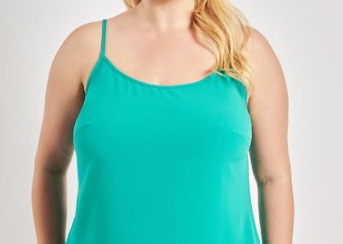 Τοπ με τιράντες κρεπ -  - 