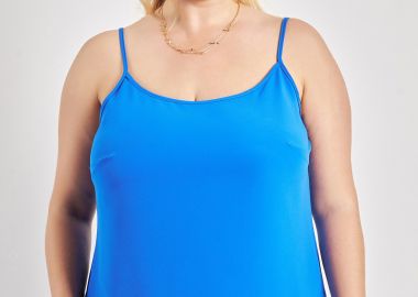 Τοπ με τιράντες κρεπ -  - 