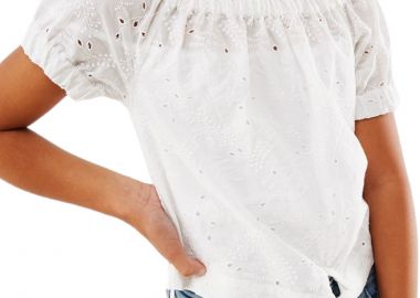 Top Mexx Broidery TU0418023G-Off white Κορίτσι - Mexx - 