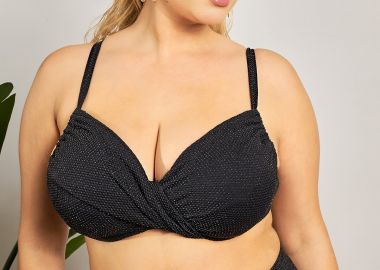 Τοπ μπικίνι ντραπέ lurex -  - 