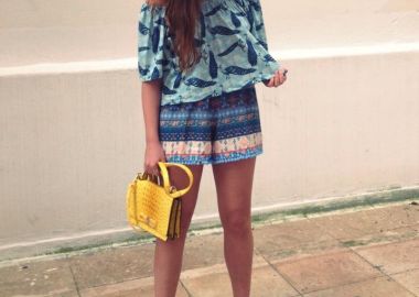 Top Off Shoulder EFT005BBL -  - 