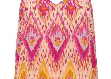 Top Only Onlalma Life Poly Tie Singlet 15256817-Raspberry Rose-418 Diamon Γυναικείο - Only - 