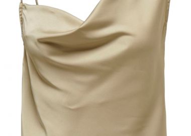 Top Only Onlnathalie Singlet Ptm 15318761-WHITE PEPPER Γυναικείο - Only - 