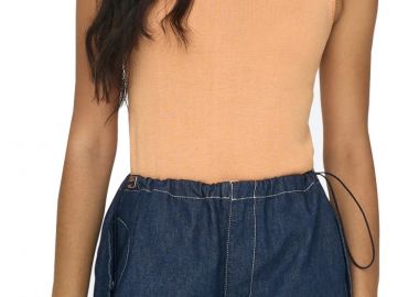 Top Only Onlvilma 15288047-Orange Chiffon Γυναικείο - Only - 