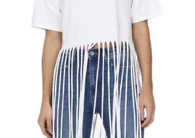 Top Only Onlzinna Fringe Box Jrs 15325262-BRIGHT WHITE Γυναικείο - Only - 
