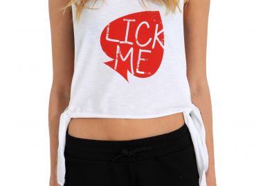 Top Sneak Aces Lick Me 4032-705-WHITE Γυναικείο - Sneak Aces - 