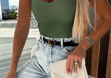 Τοπ Sugar Χακί - Amelie's - 