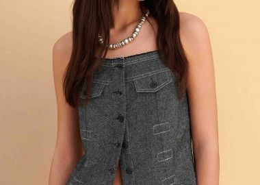 Τοπ τιραντάκι τύπου denim - 5206179080125 -  - 
