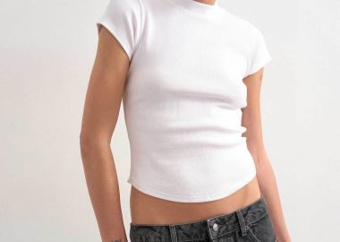 Topshop γυναικεία μπλούζα μονόχρωμη 