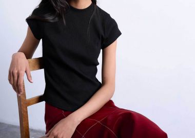 Topshop γυναικεία μπλούζα μονόχρωμη 