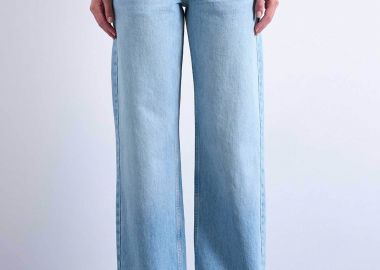 Topshop γυναικείο χαμηλόμεσο τζιν παντελόνι Wide Fit 