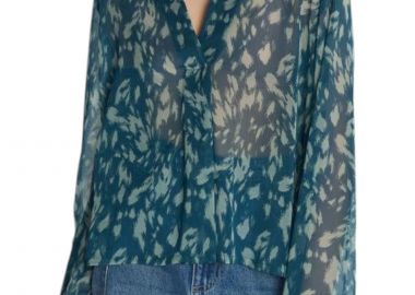 Τουνίκ Ale Εμπριμέ Ημιδιαφανής 8920730-PETROL Γυναικείο - Ale - 