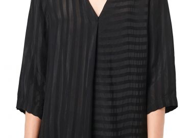 Τουνίκ Ale Ριγέ Ασύμμετρη 81122101-BLACK Γυναικείο - Ale - 