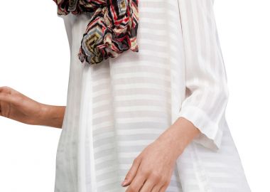 Τουνίκ Ale Ριγέ Ασύμμετρη 81122101-WHITE Γυναικείο - Ale - 