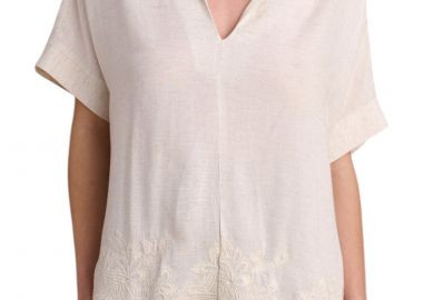 Τουνίκ Attrattivo Με Λεπτομέρεια Κεντήματος 9920693-NATURAL Γυναικείο - Attrattivo - 