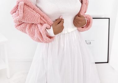 ΤΟΥΛΙΝΟ ΛΕΥΚΟ ΦΟΡΕΜΑ - SEQUEL - fashionroom - 