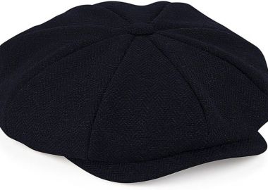 Τραγιάσκα B628 Beechfield Heritage Bakerboy Navy Herringbone - Beechfield - 