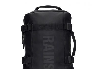 Travel Luggage ανδρικά Rains Μαύρο RNSSS241479001 Black Texel Cabin Bag Mini W3 100 - Rains - 