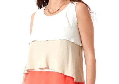 ΤΡΙΧΡΩΜΟ ΑΣΥΜΜΕΤΡΟ ΤΟΠ - Anna Raxevsky - 