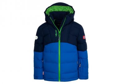 Trollkids Kids Gryllefjord Waterproof Hooded Winter Jacket BlueNavy 365100 - Trollkids - 