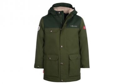 Trollkids Kids Gudvangen Jacket waterproof children's winter jacket green 354322 - Trollkids - 