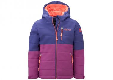 Trollkids Kids Hemsedal Snow Jacket XT insulated waterproof purple winter jacket 513154 - Trollkids - 