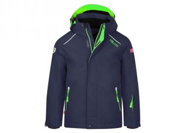Trollkids Kids Holmenkollen Snow Jacket Pro Hooded Winter Jacket Navy Blue 913100 - Trollkids - 