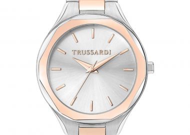 TRUSSARDI Brink - R2453157504, Silver case with Stainless Steel Bracelet - Trussardi - 